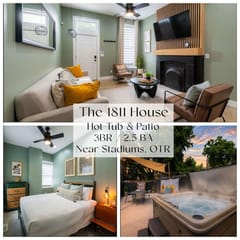 3BR Home + Hot Tub + Stadiums near Downtown, OTR