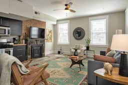 Beams of natural light in a walkable 2-bdrm condo