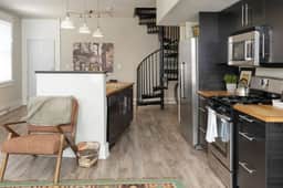 Beams of natural light in a walkable 2-bdrm condo