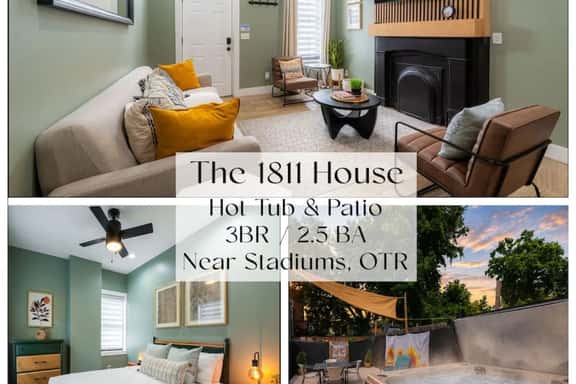 3BR Home + Hot Tub + Stadiums near Downtown, OTR - Image 1
