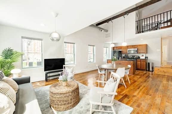 Soaring 2BR Parkside Loft Walkable to it All